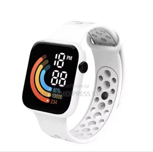 Led Creative Dial Rainbow Pattern Electronic Watch