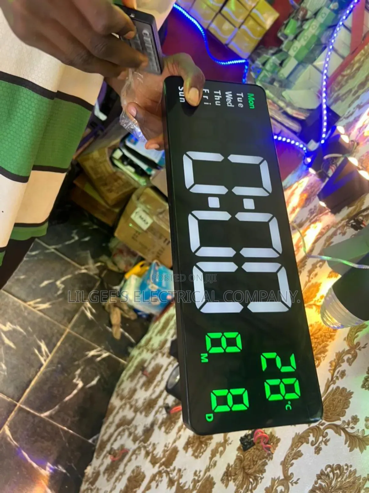 Led Display Digital Wall Clock