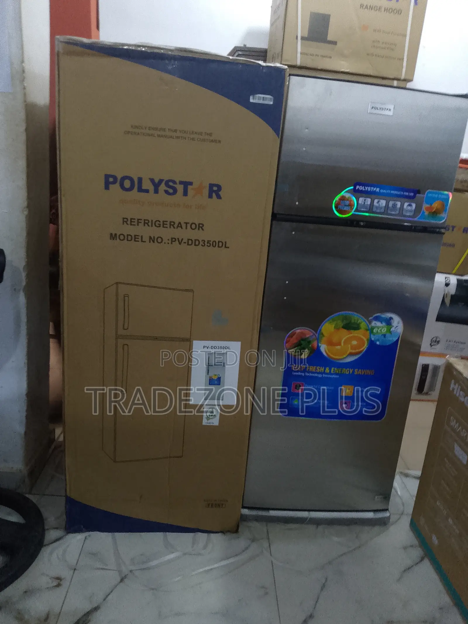 Polystar Ice Edge Double Door Refrigerator