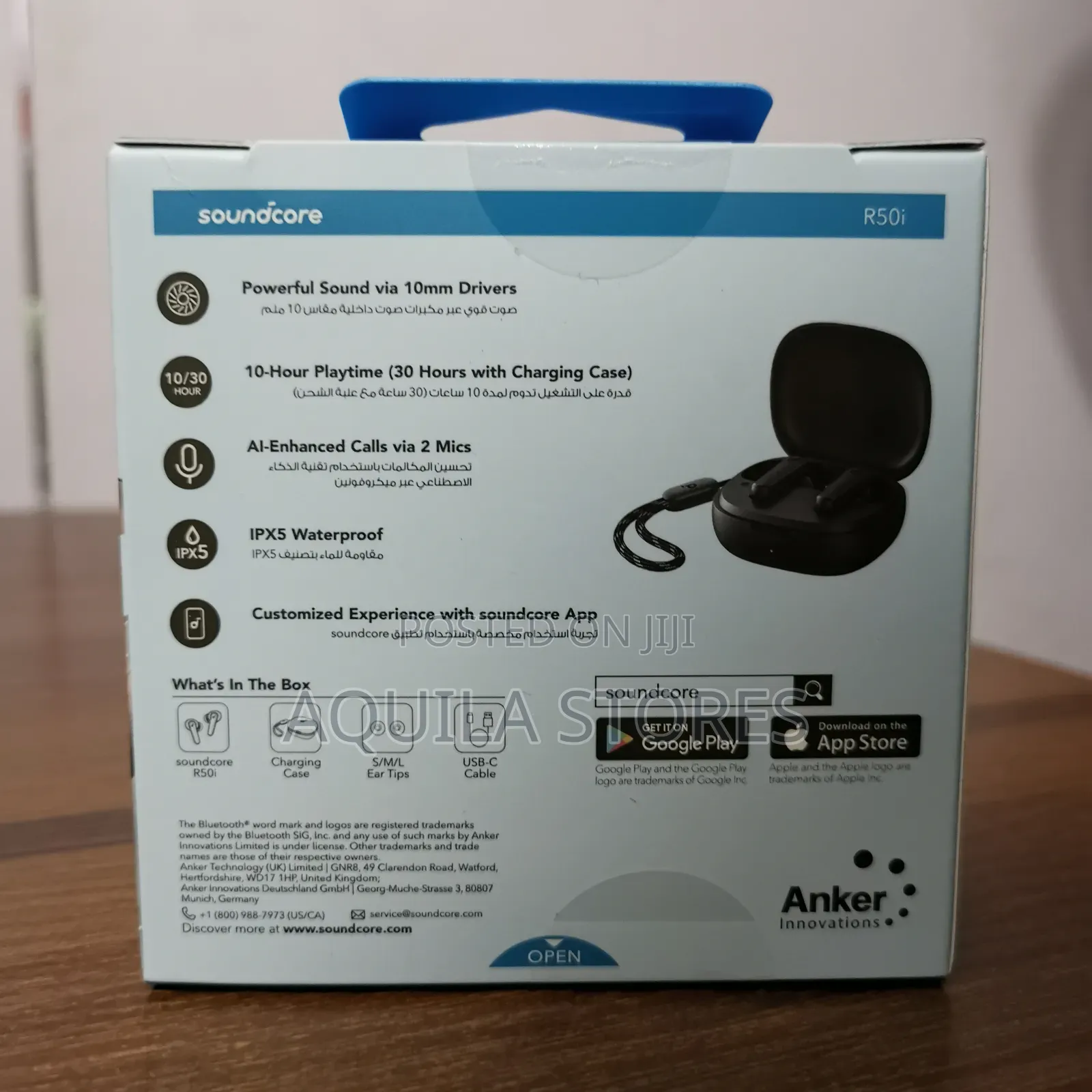 Anker Soundcore R50i True Wireless Earbuds.