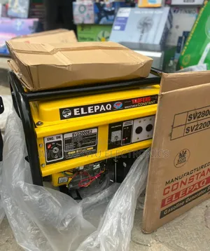 Original Elepaq 10kva 100% Copper With Tires And Battery & Warranty