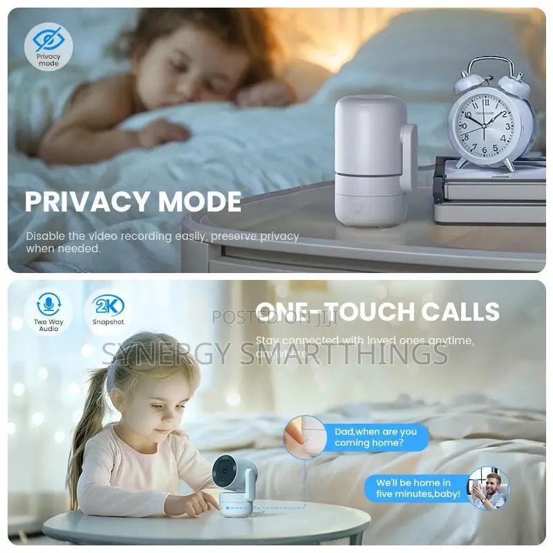Tuya 4mp PTZ Indoor Smart Camera