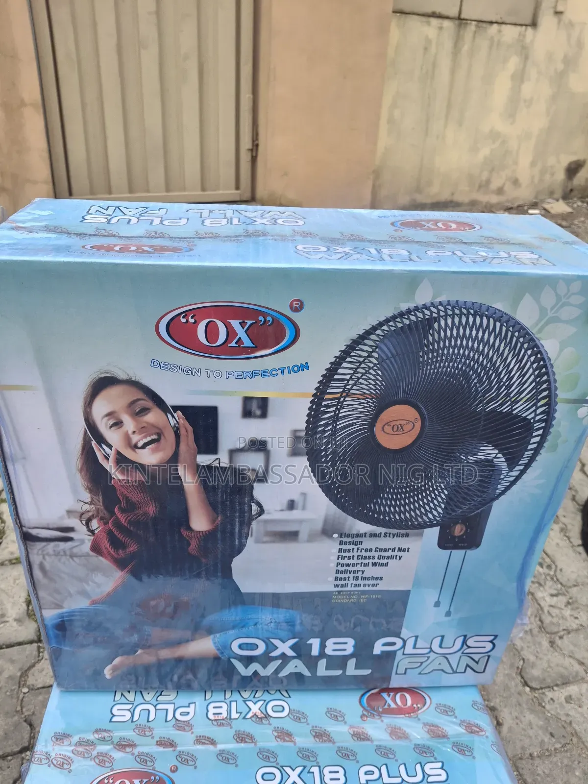 Ox 18" Plus Wall Fan