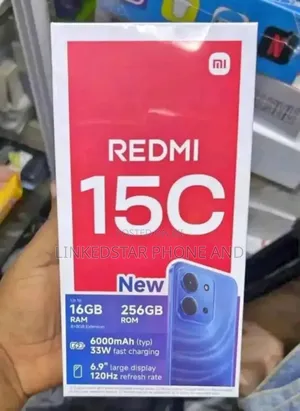 New Xiaomi Redmi 15C 4G 256 GB Black