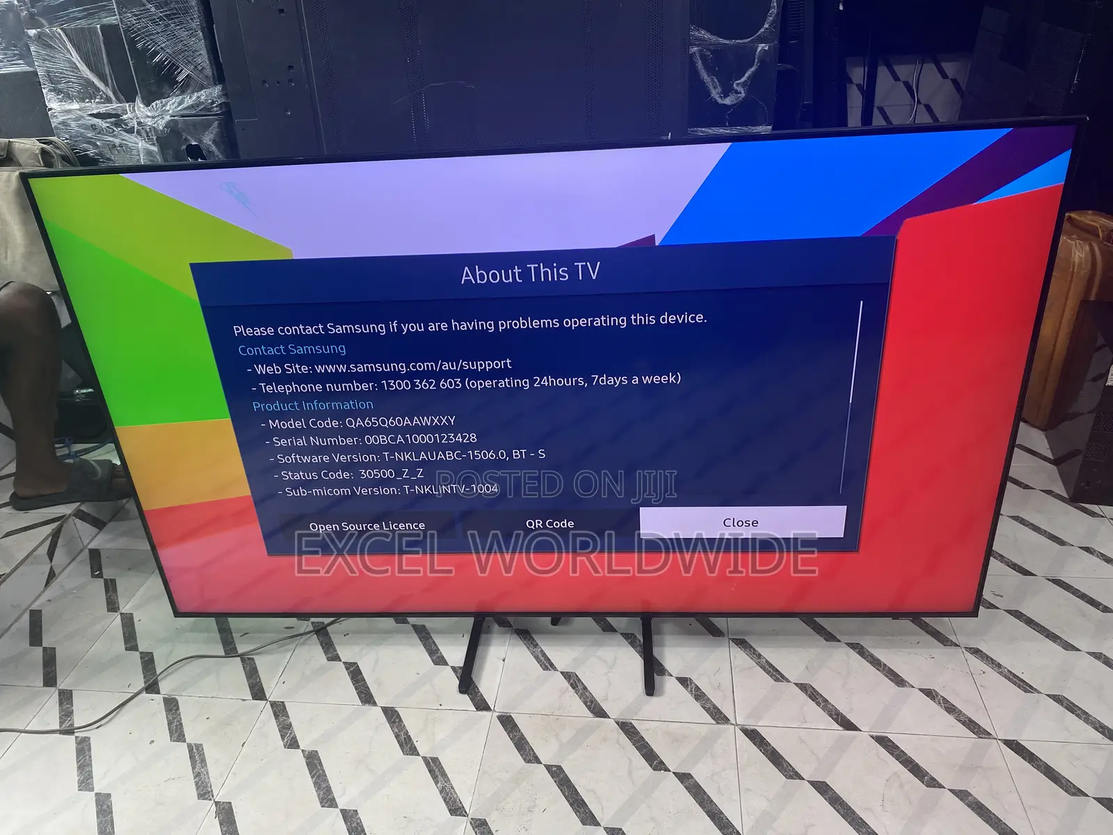 65” Samsung Qled Airslim Design With Quantum Processor Lite Smart