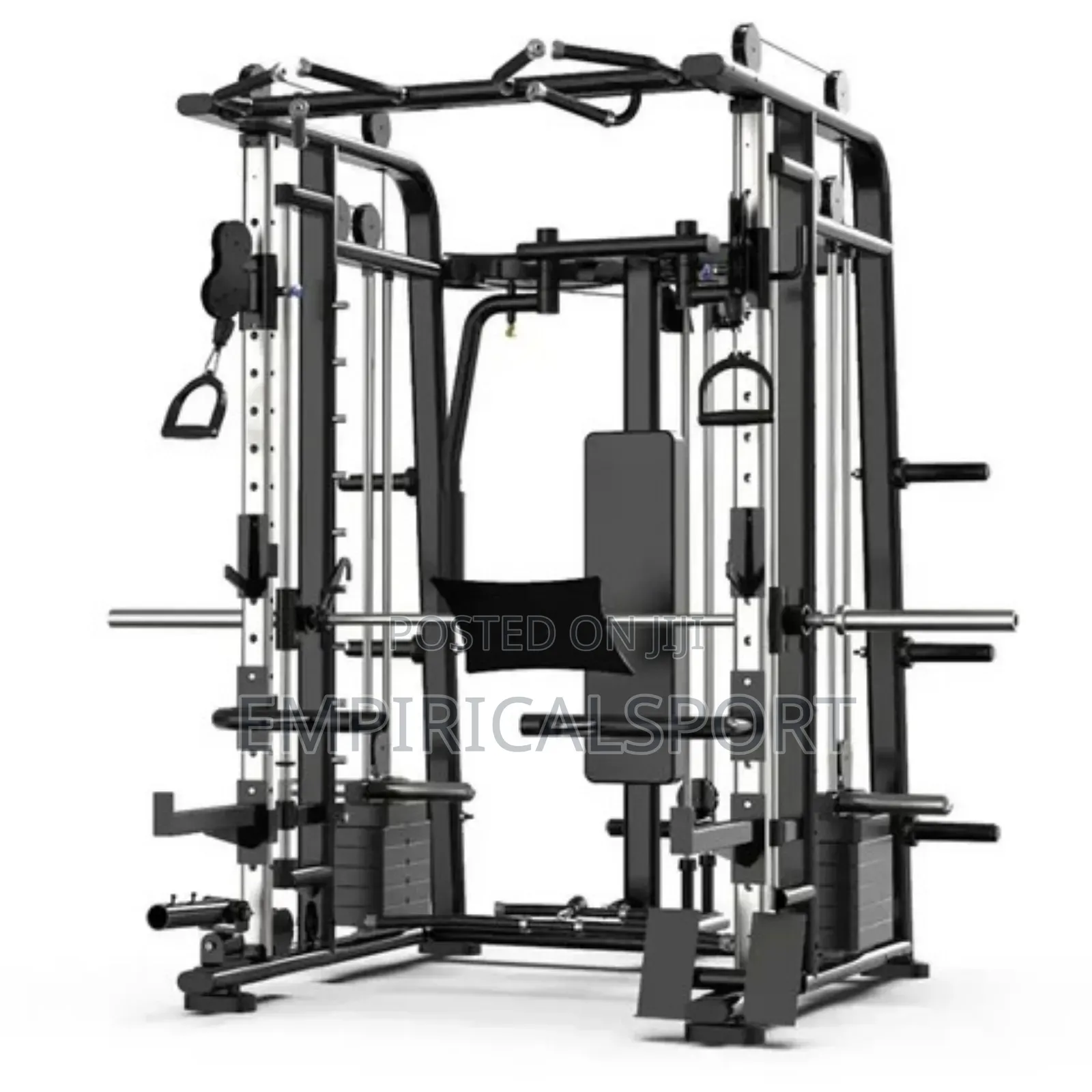 Multi-Functional Smith Machine + Cable Crossover + Leg Press
