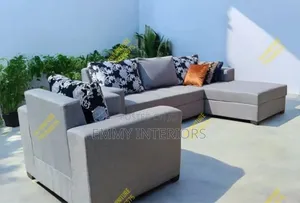Quality Living Room L Shaped Fabric Sofa Good Material