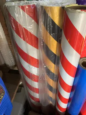 Diagonal Reflective Sheeting Sticker