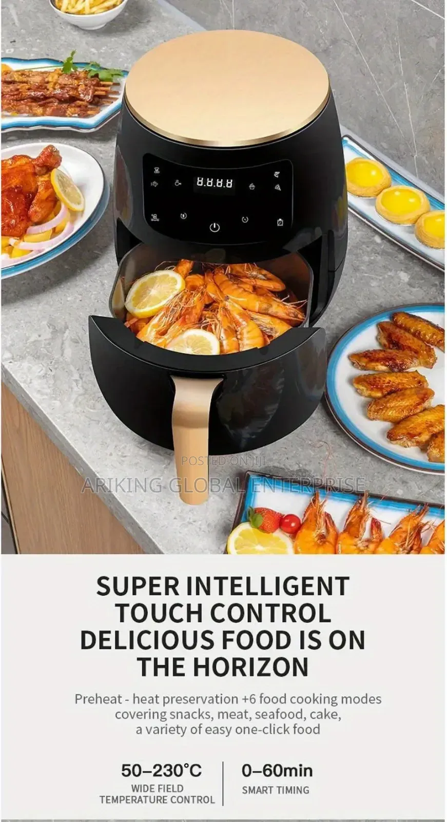 Super Intelligent Touch Control Air Fryer