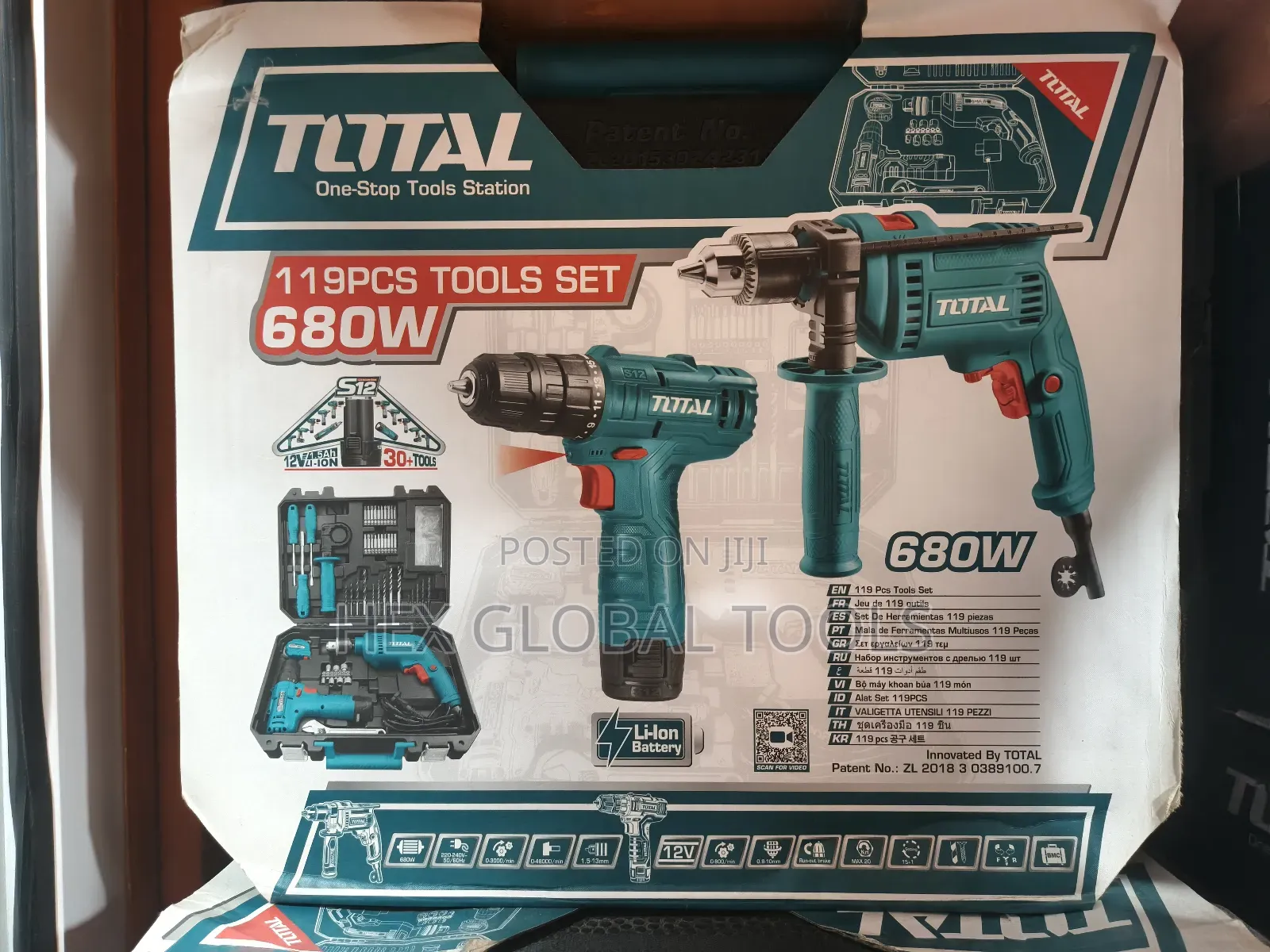 119pcs 2in1 Drill Set