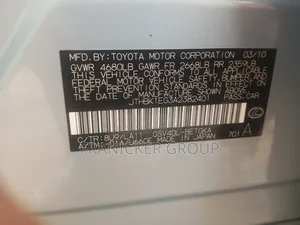 Lexus ES 350 2010 Green