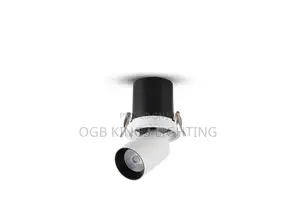 Round Square Adjust Stretchable Recessed Cob Ceiling Spotlight Kitchen