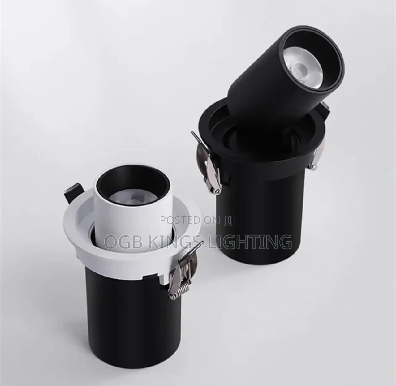 Round Square Adjust Stretchable Recessed Cob Ceiling Spotlight Kitchen