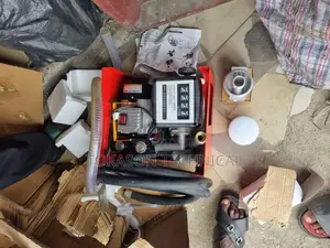 Electric Diesel Oil Transfer Pump With a Built-in Meter.