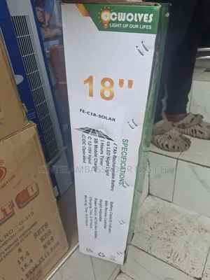 Ocwolves Rechargeable Fan - 18"