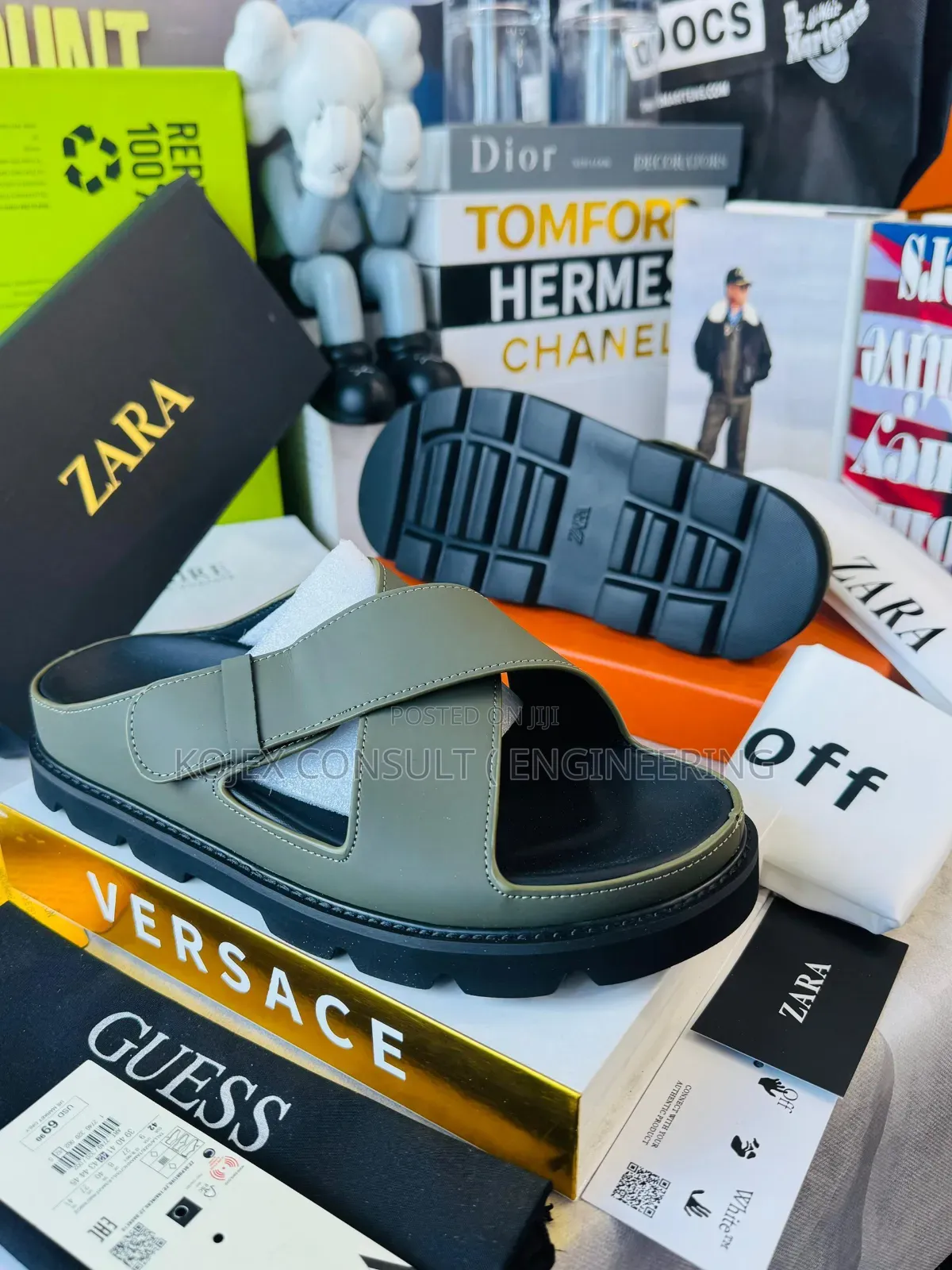 Zara Men Leather Slides