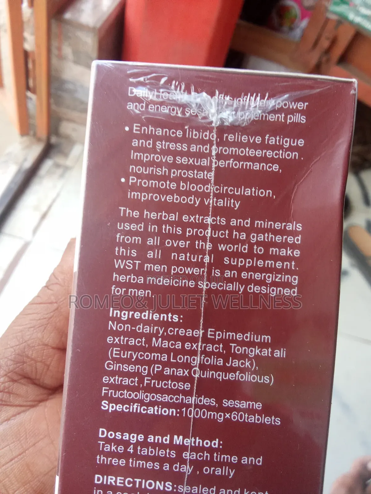 Men Power Energy Tablet Candy