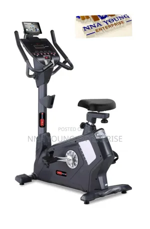 Upright Commercial Magnetic Exercise Bike