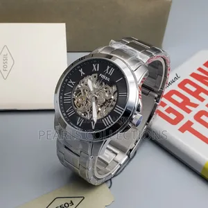 Fossil Automatic Silver Chain Watch