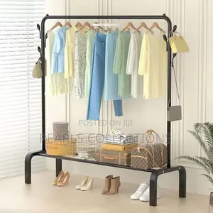 35kg Strong Single Pole Cloth/Shoe Rack