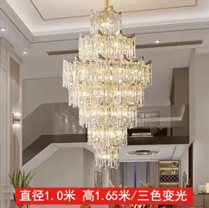 Crystal Long Chandelier