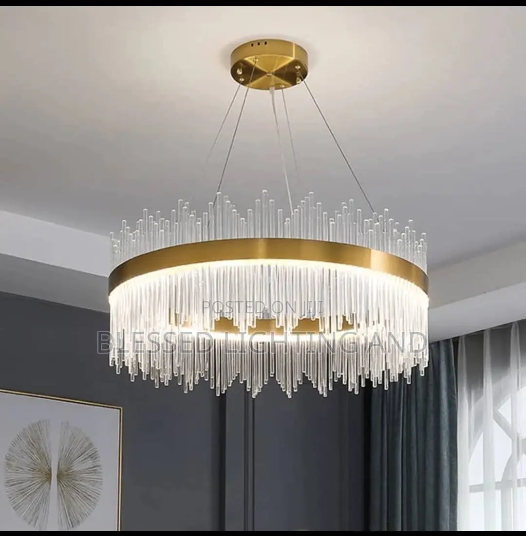 Postmodern Stick Crystal Chandelier for Living Room, Dinning Room, Bed
