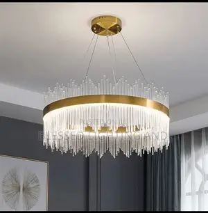 Postmodern Stick Crystal Chandelier for Living Room, Dinning Room, Bed