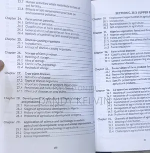 Intensive Agriculture for Junior Secondary Schools