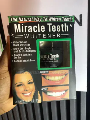 Miracle Teeth Whitener Activated Coconut Charcoal Powder