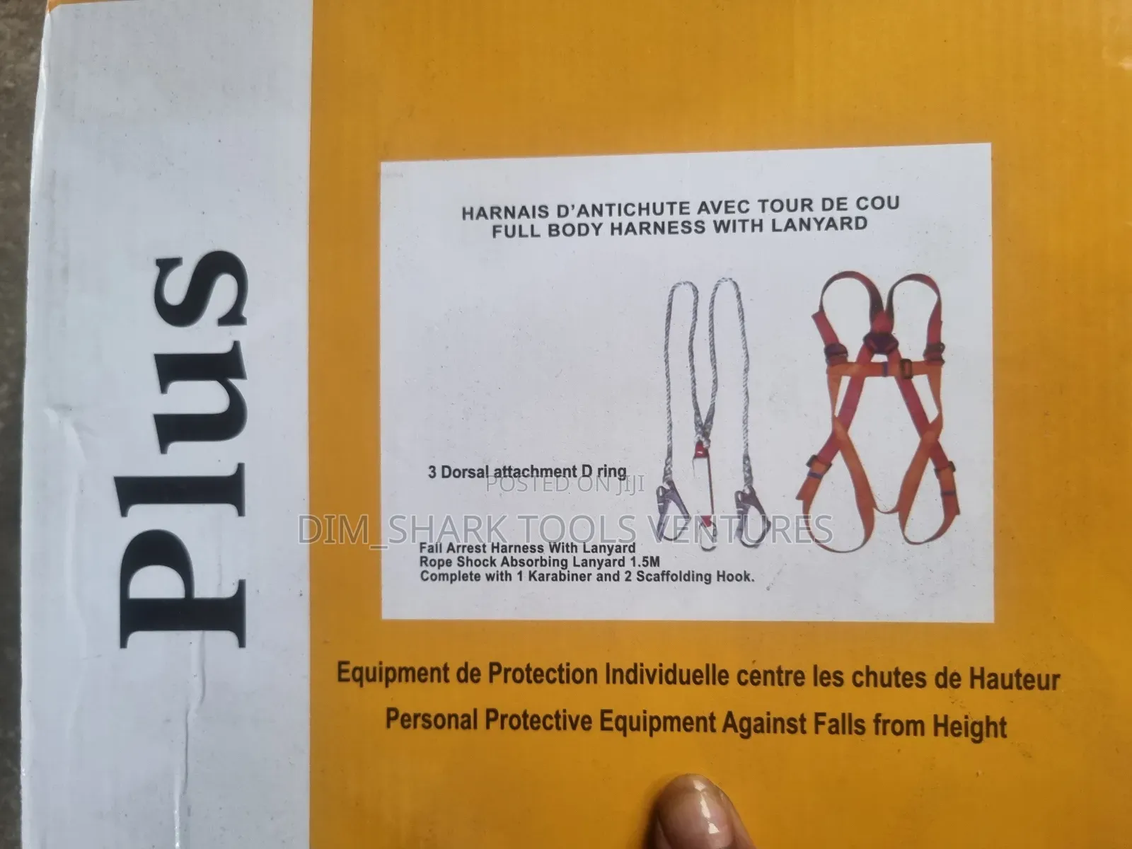 Fall Arrest Harness System With Scaffolding Hooks
