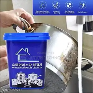 Oven Pots Cookware Kitchen Cleaner Stainless Steel Cleaning Paste