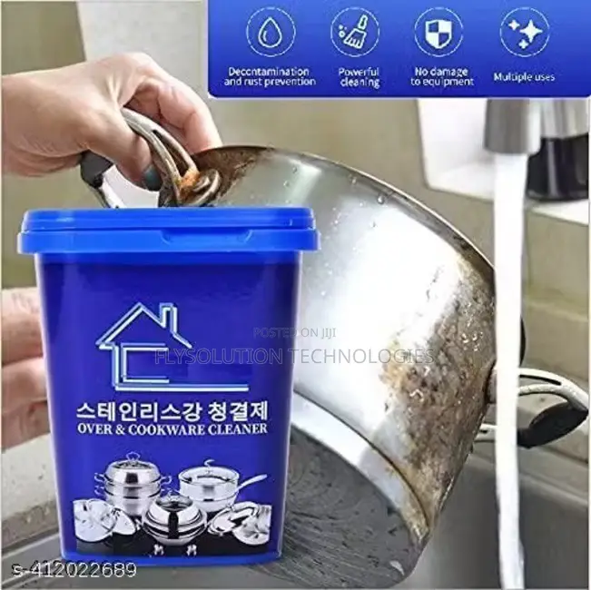 Oven Pots Cookware Kitchen Cleaner Stainless Steel Cleaning Paste