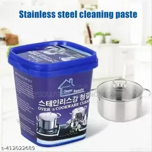 Oven Pots Cookware Kitchen Cleaner Stainless Steel Cleaning Paste
