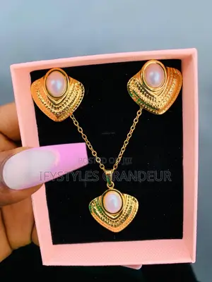 Stainless Steel Gold Set