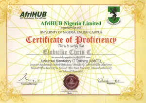 Business Enterprise Certification and Computer Proficiency Certificate