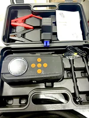 2 In 1 Portable Digital Jump Stater Tyre Pump Air Compressor