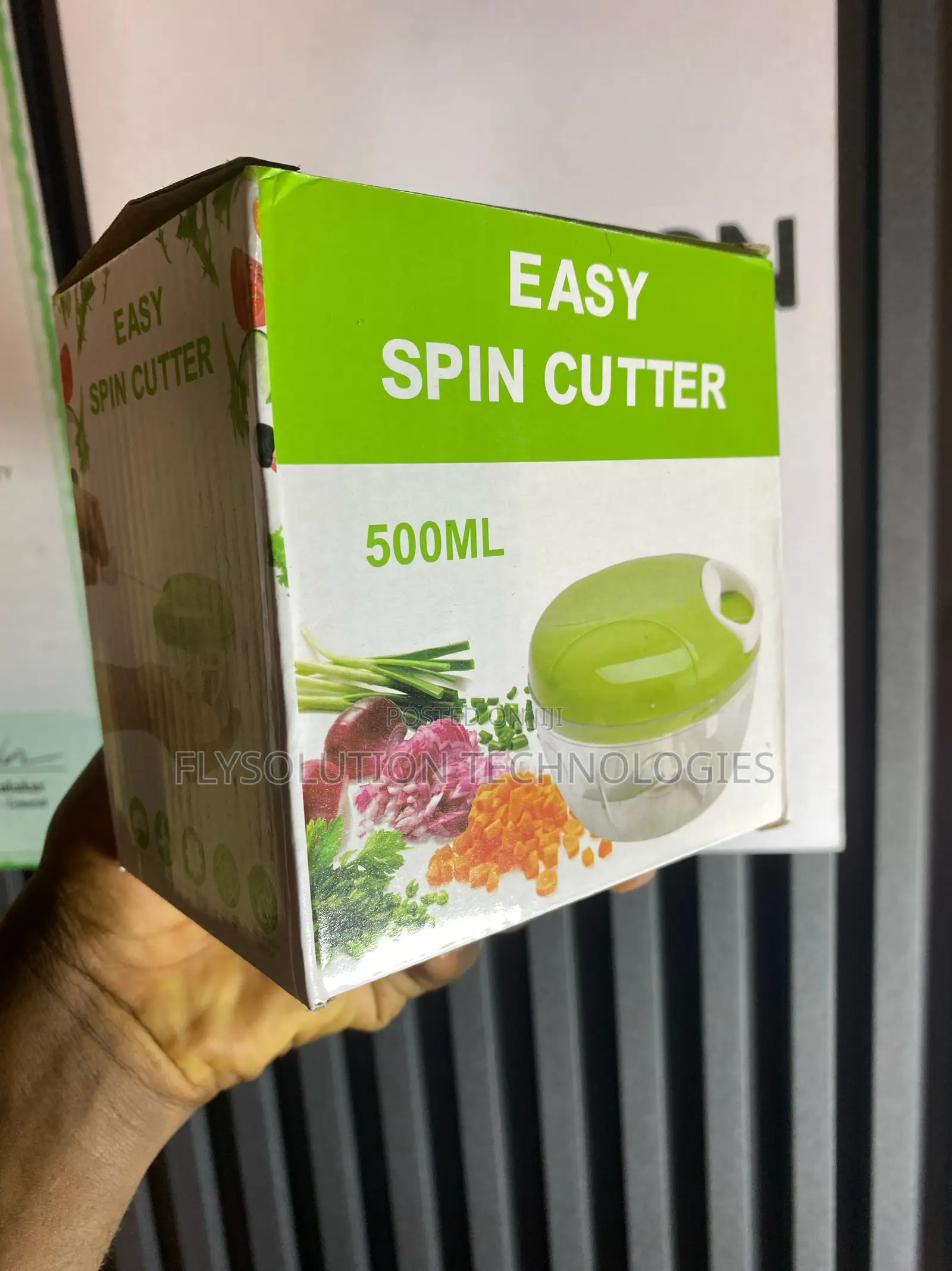Easy Spin Cutter Manuel Vegetable Pepper Slicer