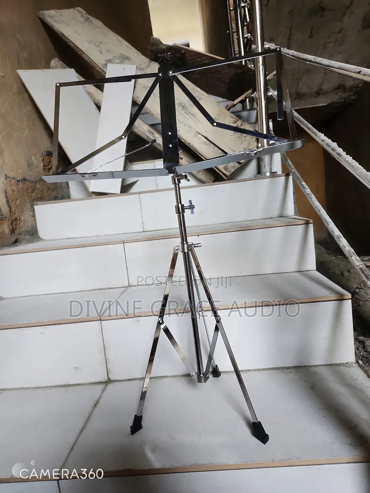 Silver Music Stand