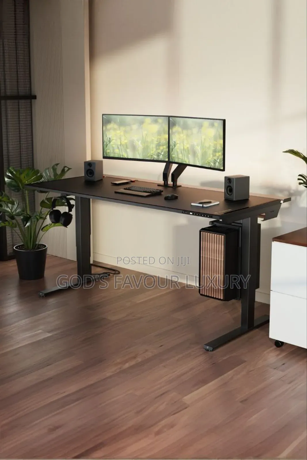 Modern Adjustable Height Computer Desk