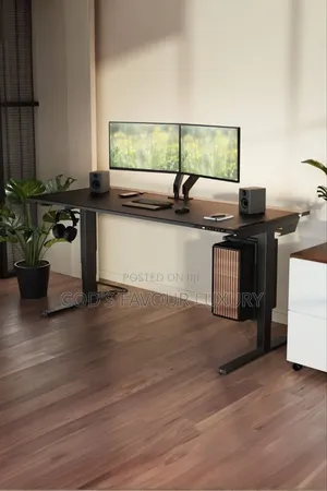 Modern Adjustable Height Computer Desk