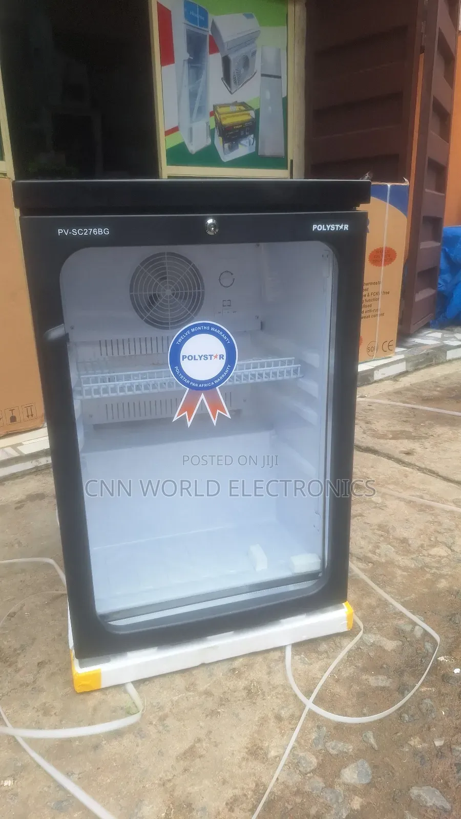New Polystar Wine Display Chiller Single Door Fridge for Business