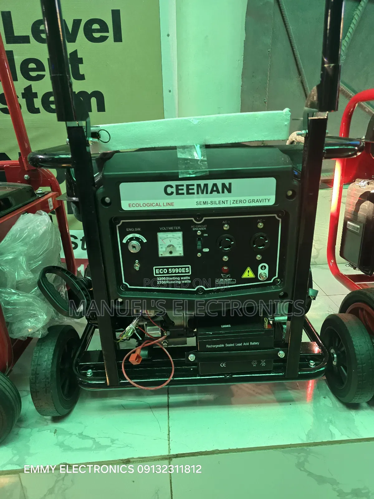 (*4.5kva)Ceeman Petrol Generator 100% Copper Coil