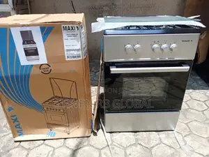 Maxi 4 Burner 60*60 Standing Gas Cooker Maxi 6060 4b Basic Black Grey