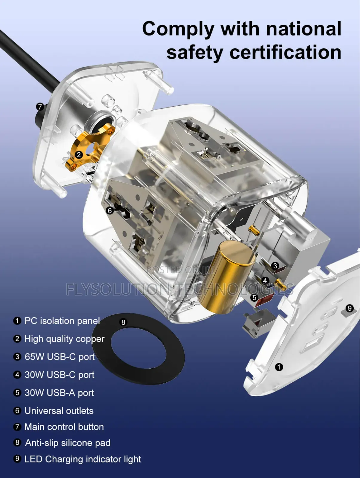 Ldnio Sc3319 Universal Power Socket Cube
