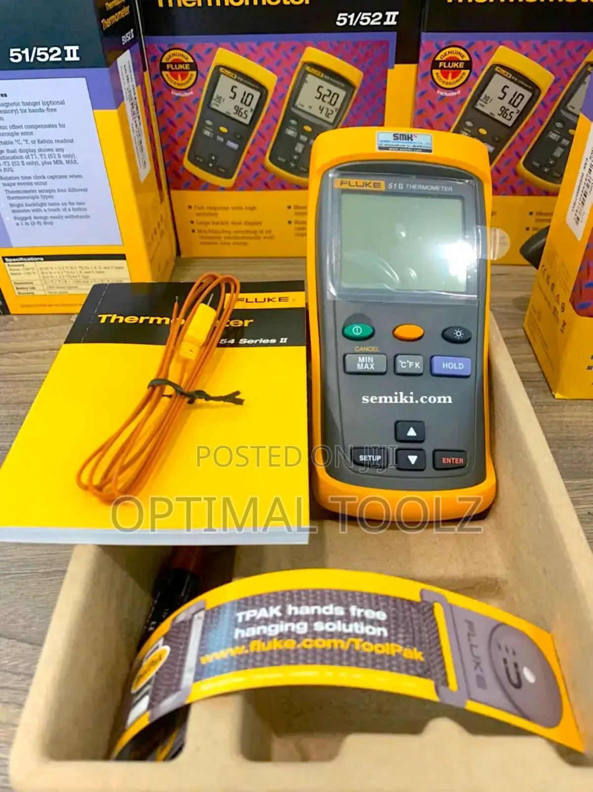 New Fluke 51/52-Ii Digital Handheld Thermocouple Thermometer