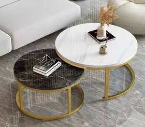 Solid 2 Tone Center Table