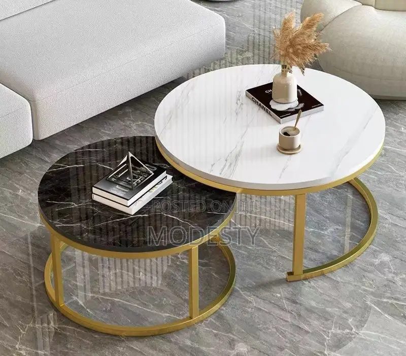 Solid 2 Tone Center Table