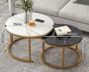 Solid 2 Tone Center Table