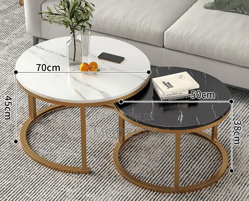 Solid 2 Tone Center Table