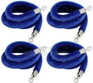 Stanchion Velvet Rope Blue Color